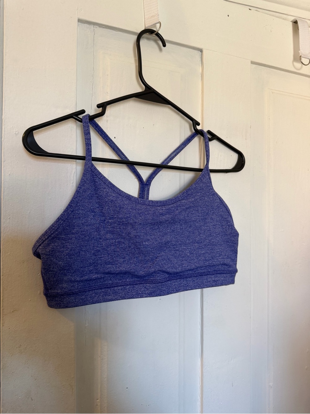Lululemon Flow Y Bra Heathered Purple